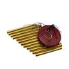 12 Tubes Rotating Solid Wood Aluminum Pipe Wind Chime Waterproof 12 Pipe Classic Matching Music Wind Chime Home Decoration 2025