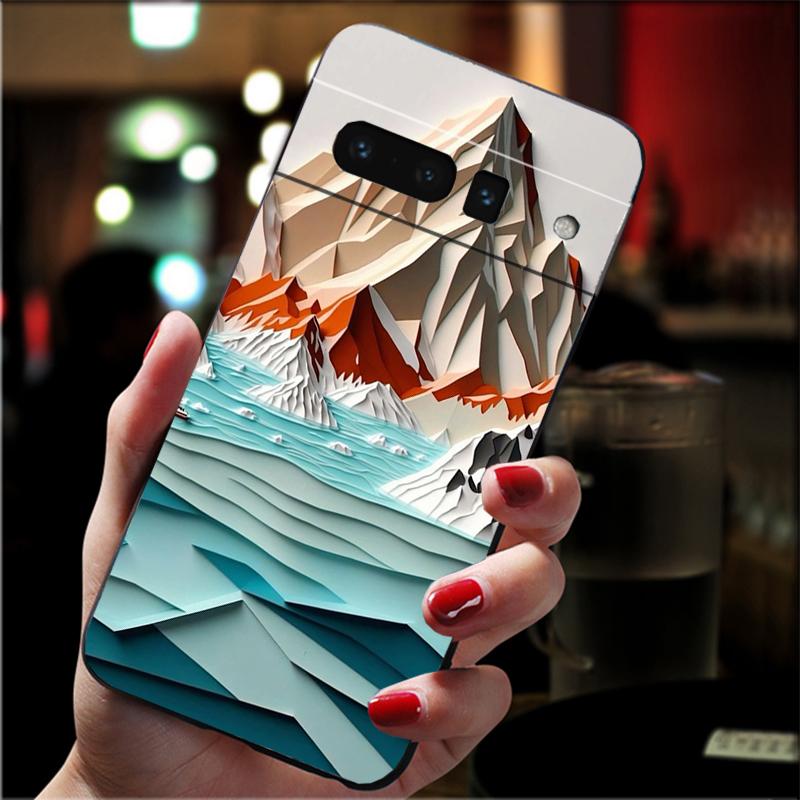 Landscape Sceneary Mountain Phone Case For Google Pixel 8 7 Pro 7A 7 6A 6 Pro Pixel 8A 4A 3A 4 XL Pixel 5 6 4 3 3A XL