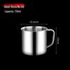 FATTBAO 304 Stainless Steel Mug with Handle