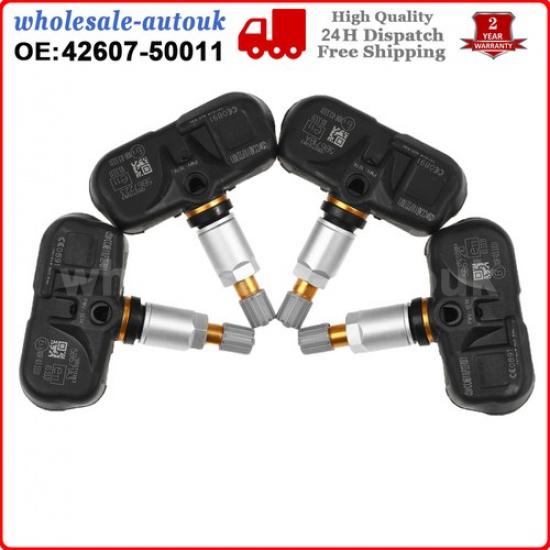 4Pcs Tyre Pressure Sensor For Lexus GS ES LS 2005-2012 PMV-107K 433MHz TPMS TIRE
