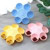 Flower-Shaped Multifunctional Pet Feeding Bowl for Cats and Dogs