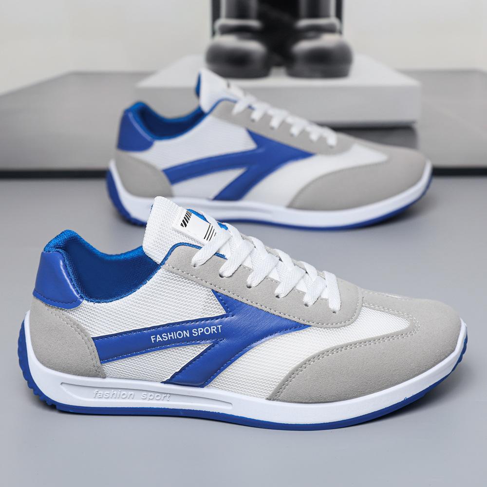 Студенческие легкие кроссовки 2025 года, новые летние корейские версии, модные мужские спортивные туфли, сетчатые повседневные кроссовки Forrest Gump