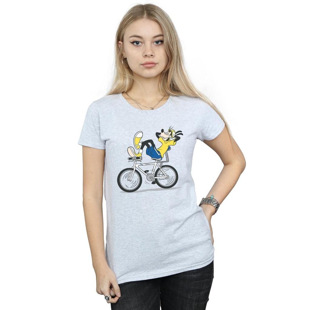 Disney Womens/Ladies Goofy Tour De Goofy Cotton T-Shirt