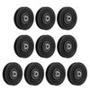 10pcs 3.5in Pulley Durable Silent Nylon Universal Bearing Pulley Wheel for Crane Gym Equipment