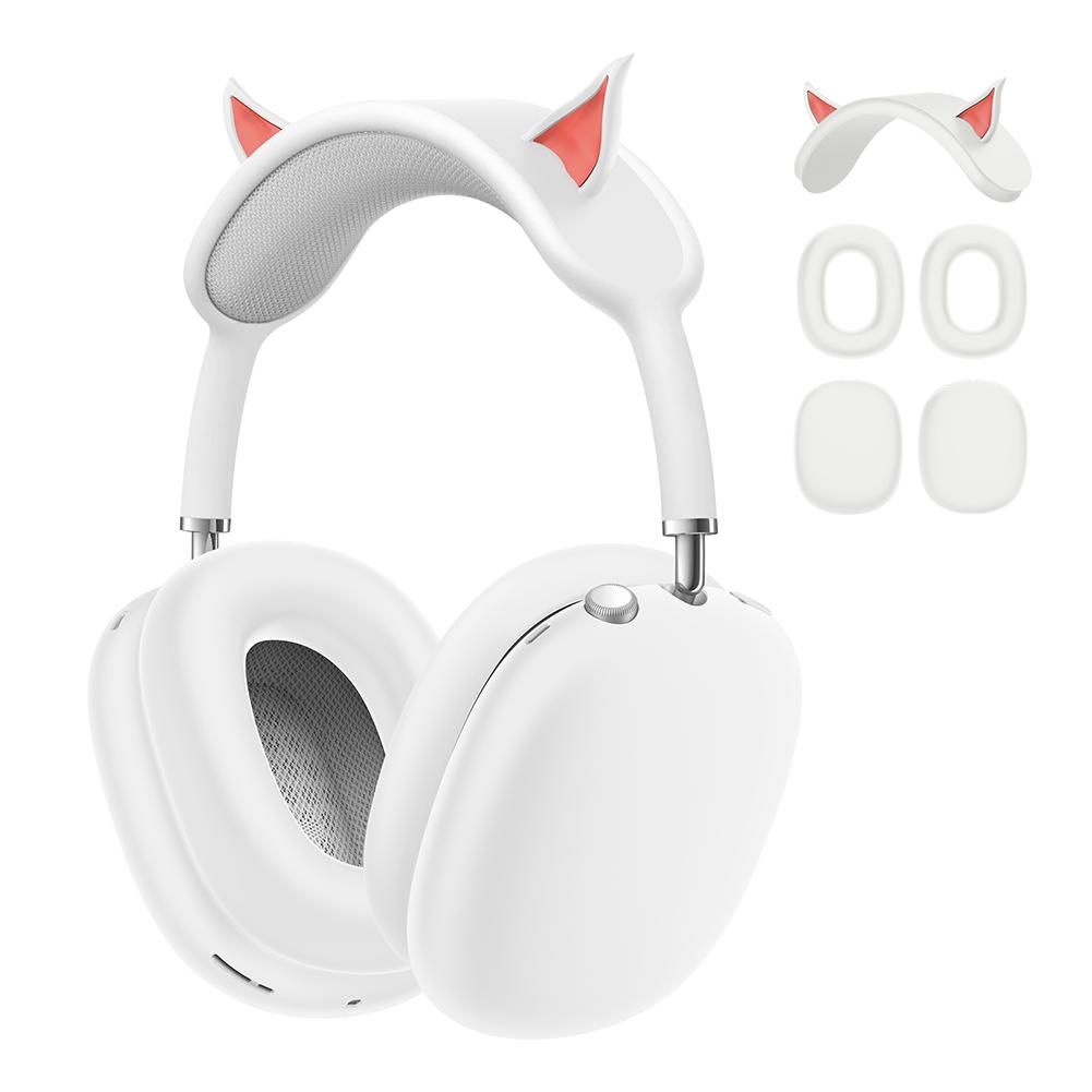 Силиконовый чехол 3 в 1 Чехол для амбушюр/Чехол для амбушюр/Чехол для оголовья Противоударный чехол для беспроводных наушников AirPods Max