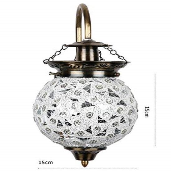Шарообразный настенный светильник из хрустального стекла для гостиной и домашнего декора турецкая лампа (Многоцветный, лампочка в комплект не входит)