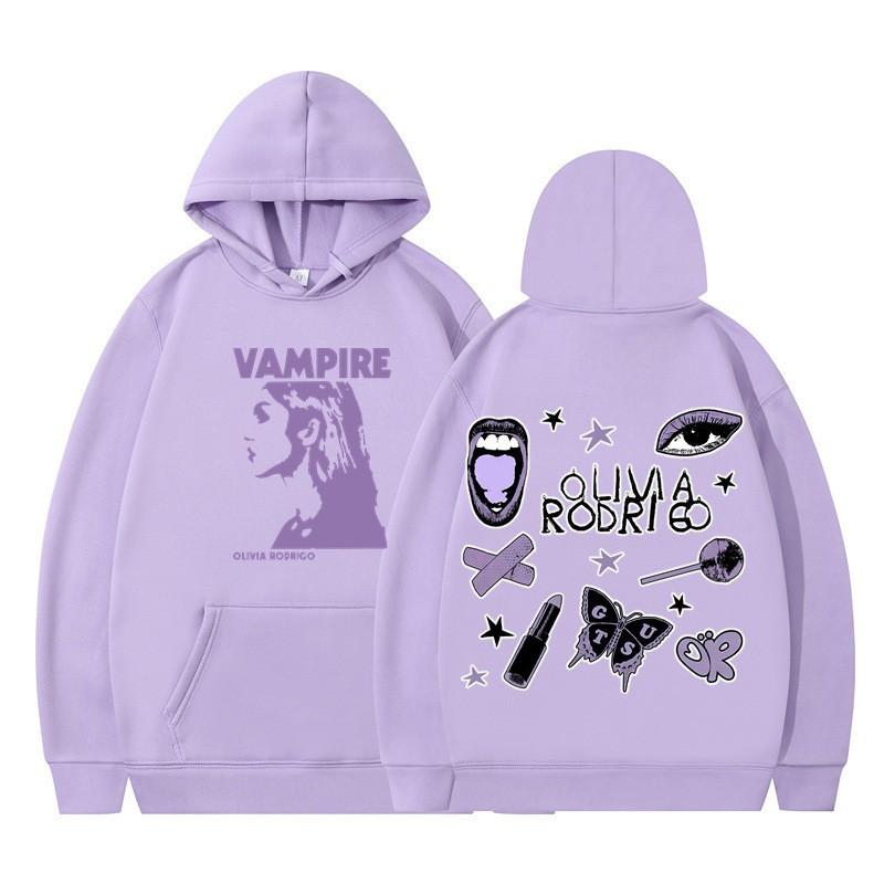 Olivia Rodrigo Hooded Sweatshirt Womens Oversized Cotton Pullover Hoodie Fall Winter Streetwear Loose Fit Long Sleeve