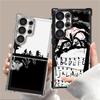 Чехол для телефона Funda Case для Samsung Galaxy 25 S20 Ultra S24 FE S23 S25Edge S22 Plus Note 20 Ultra S21 Странные Вещи Буквы A-Z