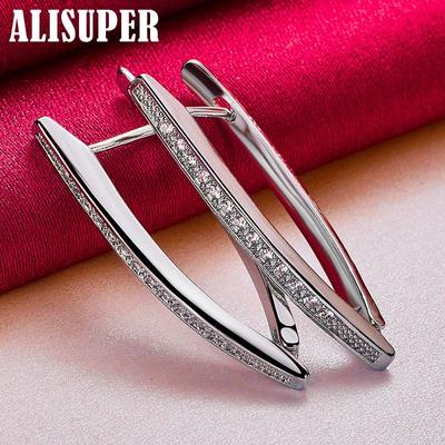 Ювелирные изделия из стерлингового серебра 925 пробы с цирконом AAA