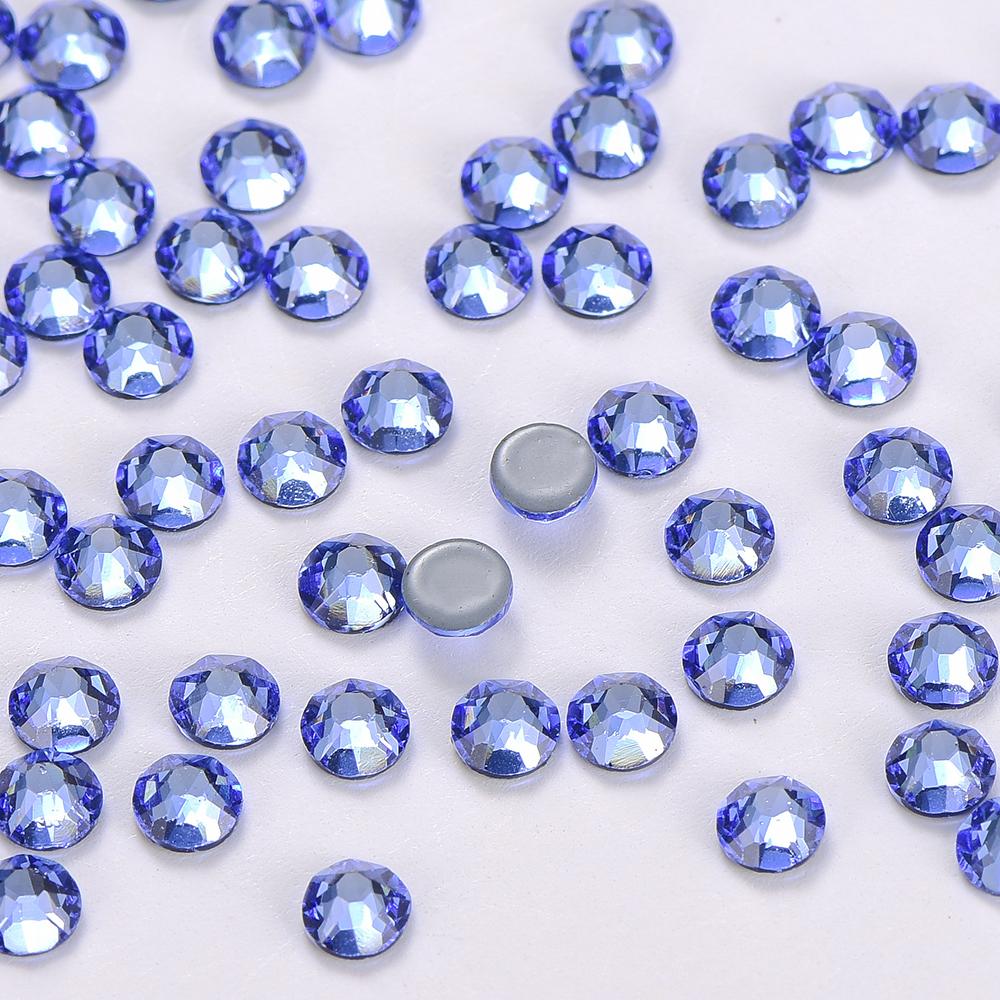 Strass Sewing Fabric Crystal Garment Hotfix Diamond Rhinestone Small Clear Flatback 70 Colors AB 8 Big and 8 Glass