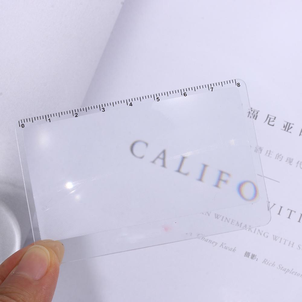 Scale Convinient Magnifier Sheet Outdoor Focused Ignition Book Page Magnification X3 Magnifying