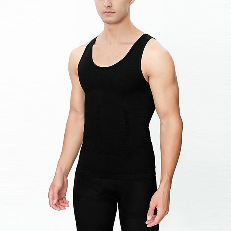 Новый впитывающий пот спортивный корсет для похудения, утягивающий жилет, мужское нижнее белье, утягивающий корсет для талии, корректирующее белье для живота