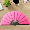 Складной веер, чистый цвет, сильный веер, легкий веер в стиле ретро, ​​веер кунг-фу, веер тай-чи, китайский танцевальный веер, украшение для вечеринки, веер