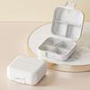 Portable Jewelry Box Mini Storage Box Durable Pill Case  Earrings