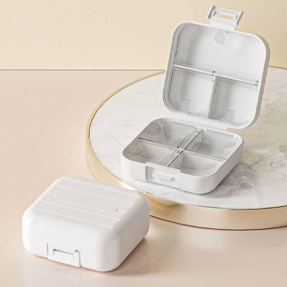 Portable Jewelry Box Mini Storage Box Durable Pill Case Earrings