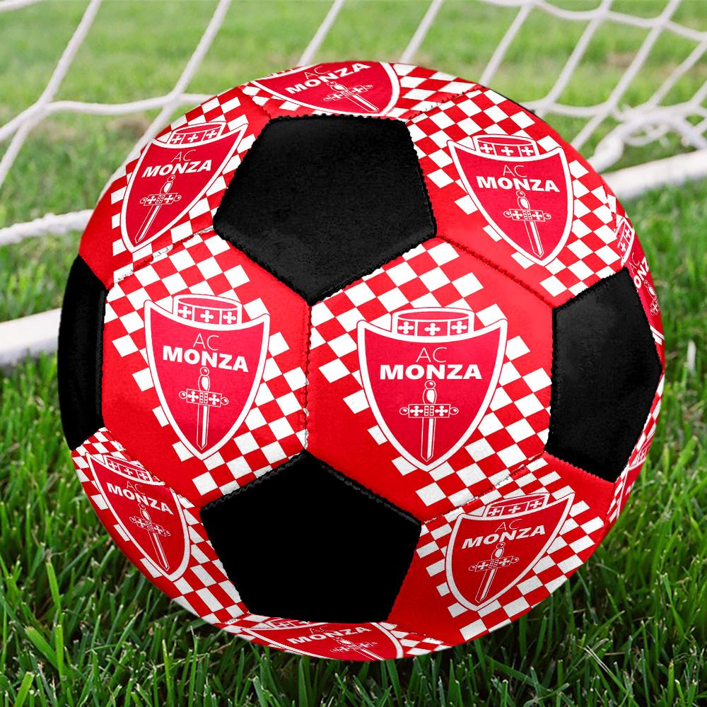 AC Monza Indoor Soccer Ball Colorful All Ages Size 5 Machine Stitched PVC Competition Ready Durable High-Bounce