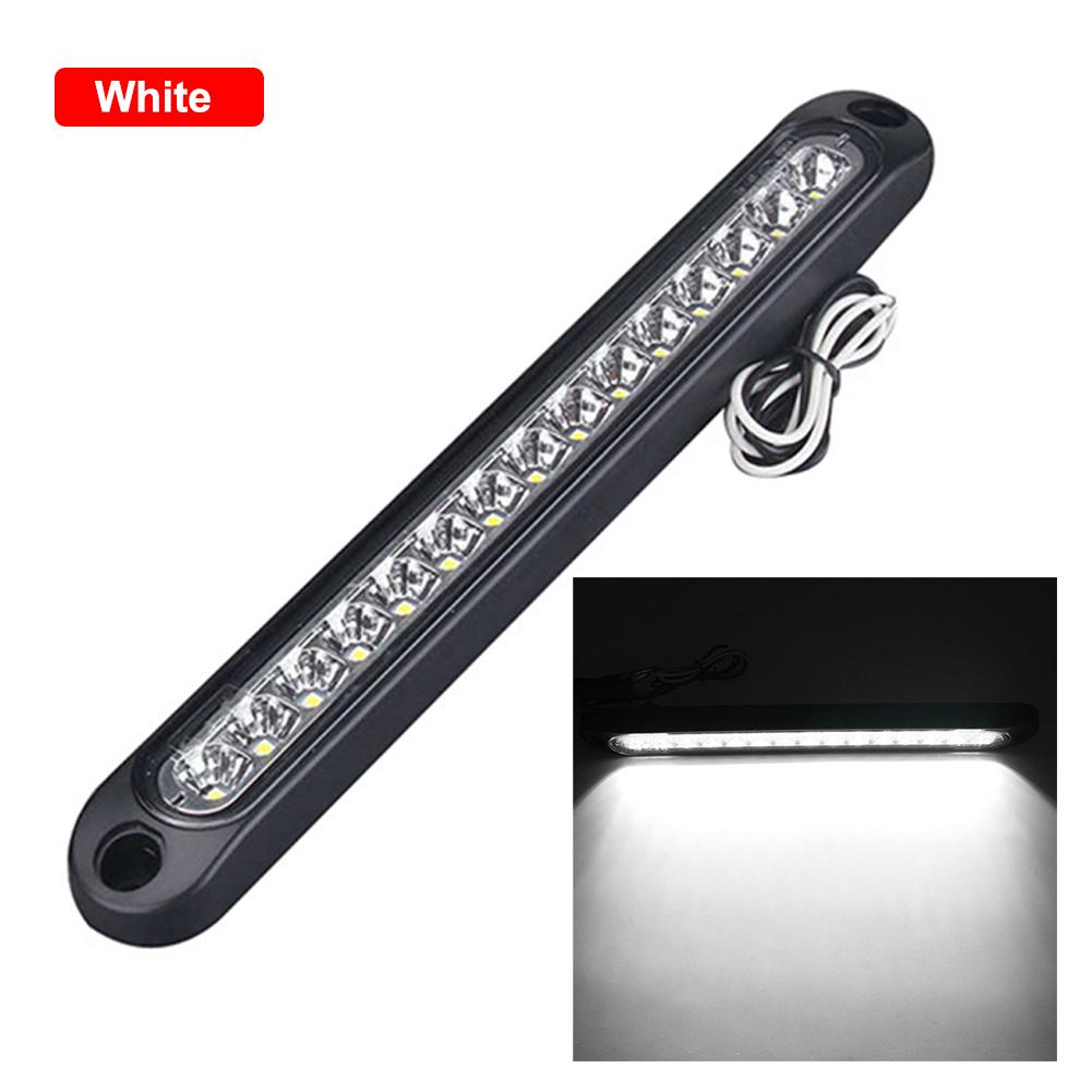15 LED Trailer Brake Tail Light LED Bar Stop Turn Tail Lights Waterproof Assembly Brake Strip Red Light for Marine Boats Golf