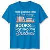 Натуральная Жизнь Книголюбы Унисекс Футболка Не Бывает Слишком Унисекс Книги