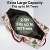 Cartoon Print Christmas Tree Storage Bag Oxford Cloth Christmas Ornament Storage Bag  Ornaments