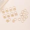 Alloy Pendant Hair Loop Dirty Braid Hair Clip  Hair Braiding Metal Cuffs Decoration