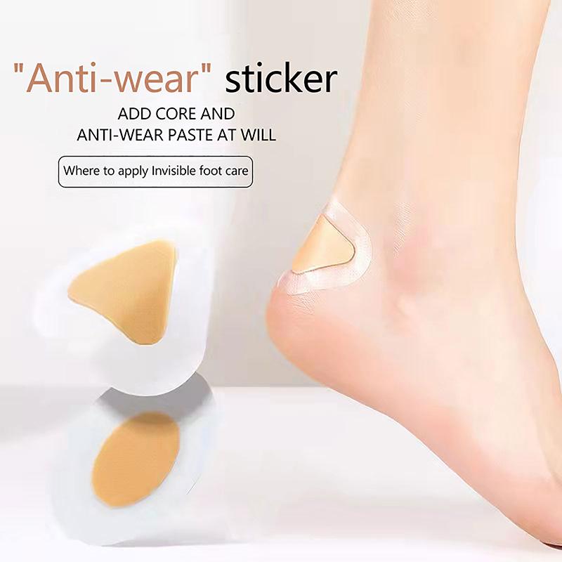 10 шт., гелевые наклейки для обуви, мягкие гидроколлоидные подушечки, облегчающие боль, волдыри, шишки на шишках, мозоли, фрикционное давление, пяточный болевой пластырь