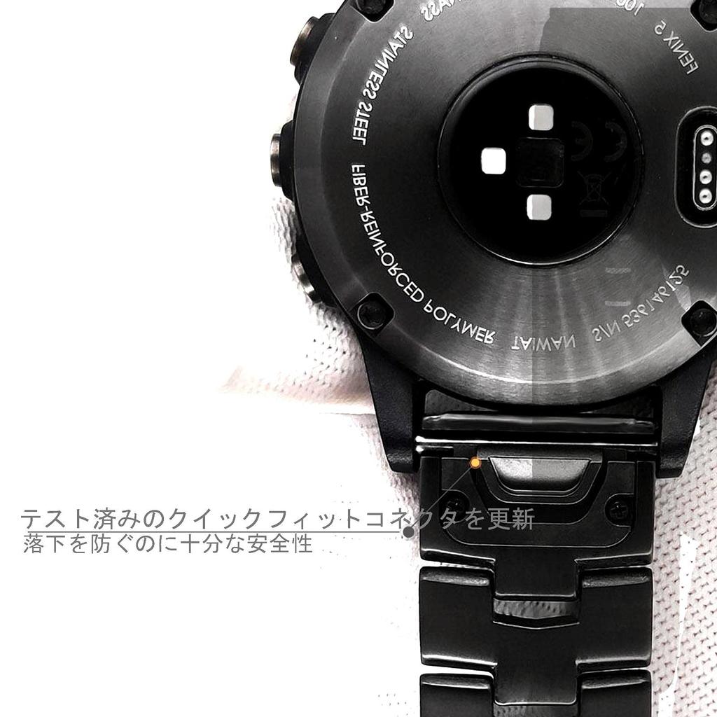 Ремешок Ahayo QuickFit 22 мм для Garmin Approach S70 epix Pro Fenix 8 Fenix Fenix и Fenix из титановой стали с застежкой из нержавеющей стали