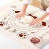 Silicone Pad Baking Mat Sheet Kneading Dough Mat with Measurement Kitchen Rolling Mat Cookies Pizza Fondant Making Mat