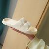 Однотонные шлепанцы из ЭВА, легкие, мягкие, на плоской подошве, домашние, для ванной, нескользящие, повседневные, пляжные сандалии