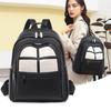 Женский рюкзак с цветовым контрастом, большой вместимости, студенческий школьный рюкзак, рюкзак для активного отдыха