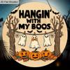 Rustic Halloween Wooden Sign with Ghosts & Pumpkins Pattern - Figurine Ornaments - Ideal for Front Door, Wall Decor - Ideal Halloween Gift for Friend