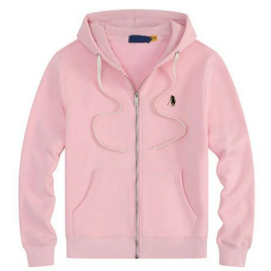 Men's Plush Lined Hooded Sweatshirt, Embroidered Loose Fit, Autumn/Winter Polo Style, Plus Size, RL Design