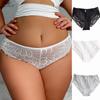 Mid-Waist Plus Size Women's Briefs Light Waist Hip-lifting Underwear Lace Breathable Women's Underwear Elastic Thin Crotch Panties
