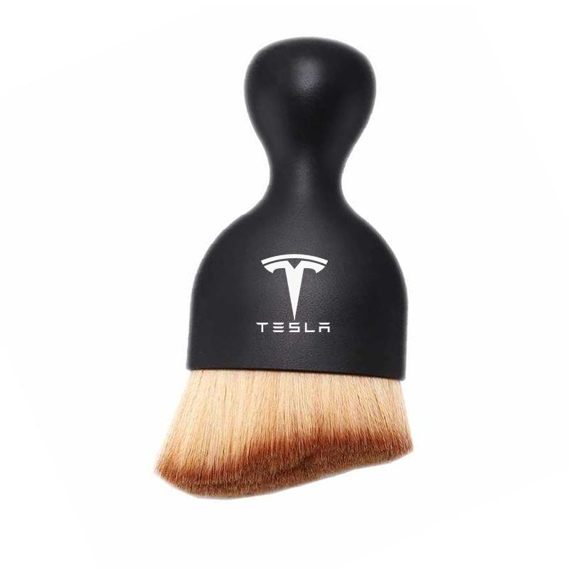 AEQTV1 For Tesla Model 3 Y Car Interior Cleaning Soft Brush Tool Dust Remover Suede Fleece Microfiber Wash Towel Car Cleaning Rag Cloth