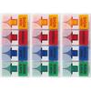 Message Flags Assorted Color, Sign Here/Notarize/Initial Here/Sign and Date, 600 Pages Total, 0.98 x 1.77 Inch Wide, Easy to Post, 3 On-The-Go