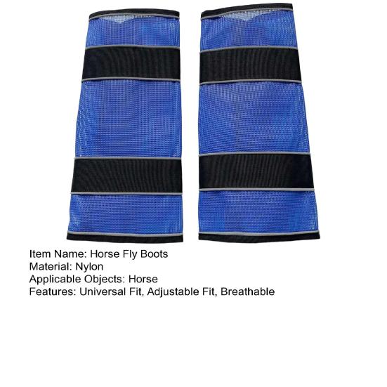 2Pcs Horse Fly Boots Mesh Horse Leg Protectors Universal Horse Leg Wraps Fly