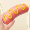 Игрушки для жевания собак в форме жареной колбаски, звучащая жевательная собачья палочка, нетоксичная игрушка для скрежетания зубами у собак, для чистки зубов, интерактивная игра