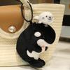 Themed Marine Animal Plush Toy Otter Seal Whale Shark Keychain Pendant Gift