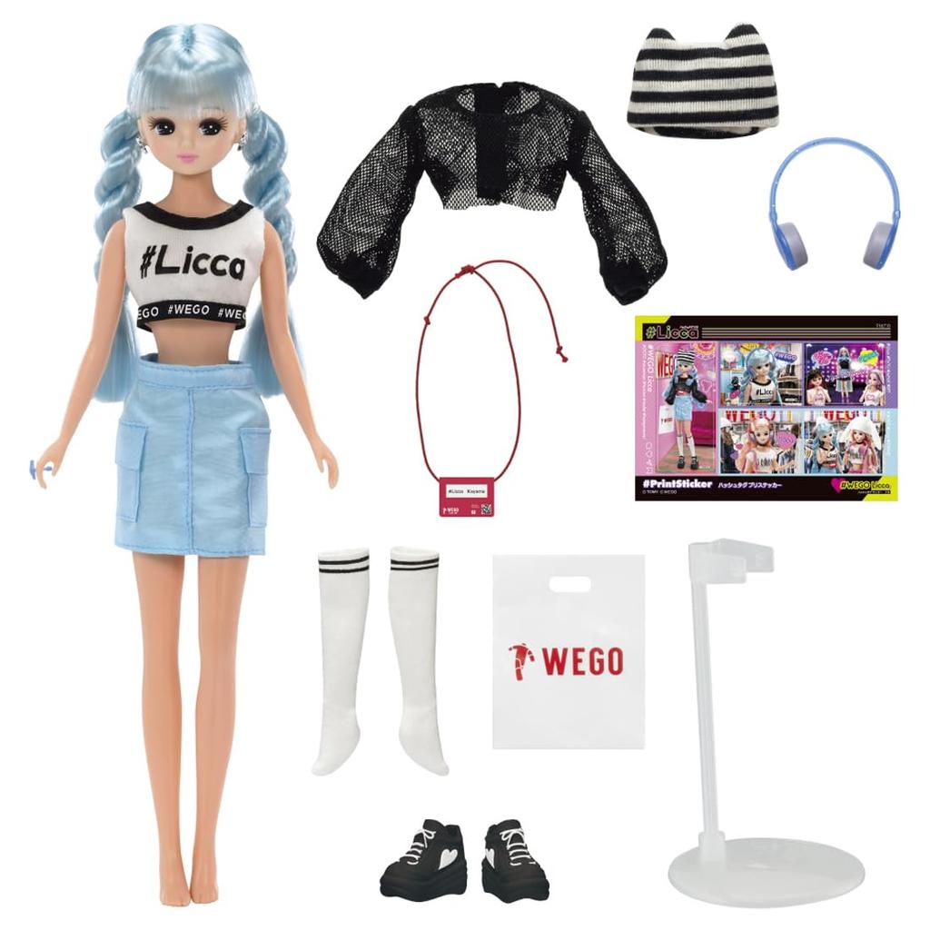TAKARA TOMY Кукла Licca Licca Игрушка для ролевых игр для детей от 3 лет #Licca #WEGO Переодевание