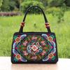 2024 New Fashion Embroidery Women Small Handbags National Floral Embroidered Lady Top-handle Bags Single-layer Beading Falp Carrier