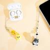 2Pcs Keychain Pendant Puppy Design Lightweight Miniature Key Holder Emotional Healing Keychain Backpack Accessories