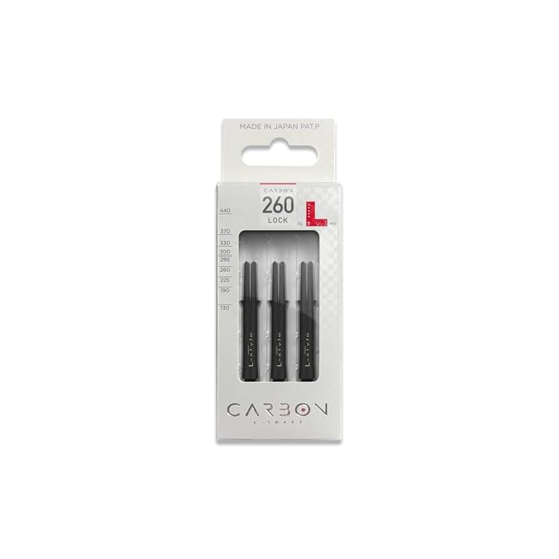 L-Style L-Shaft Carbon Lock Прямой вал Углеродный 260 (3 вала)
