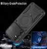 For Samsung Galaxy A35 5G Magnetic Case Shockproof TPU + PC Phone Back Cover with Kickstand
