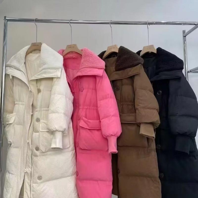 Down Jacket for Women Waterproof Parka Thicken Warm Long White Duck Parkas Light Luxury High-end Fashion Winter 2024