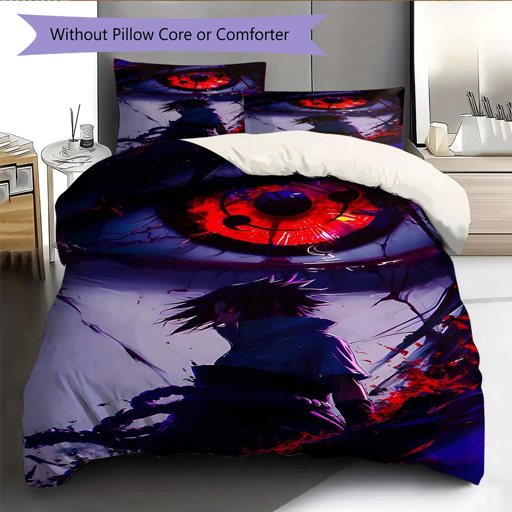 Мультяшный Узор Комплект Постельного Белья Одеяло Пододеяльник Наволочка Домашний Декор Подарок на День Рождения (1 пододеяльник + 2 наволочки, без наполнителя)