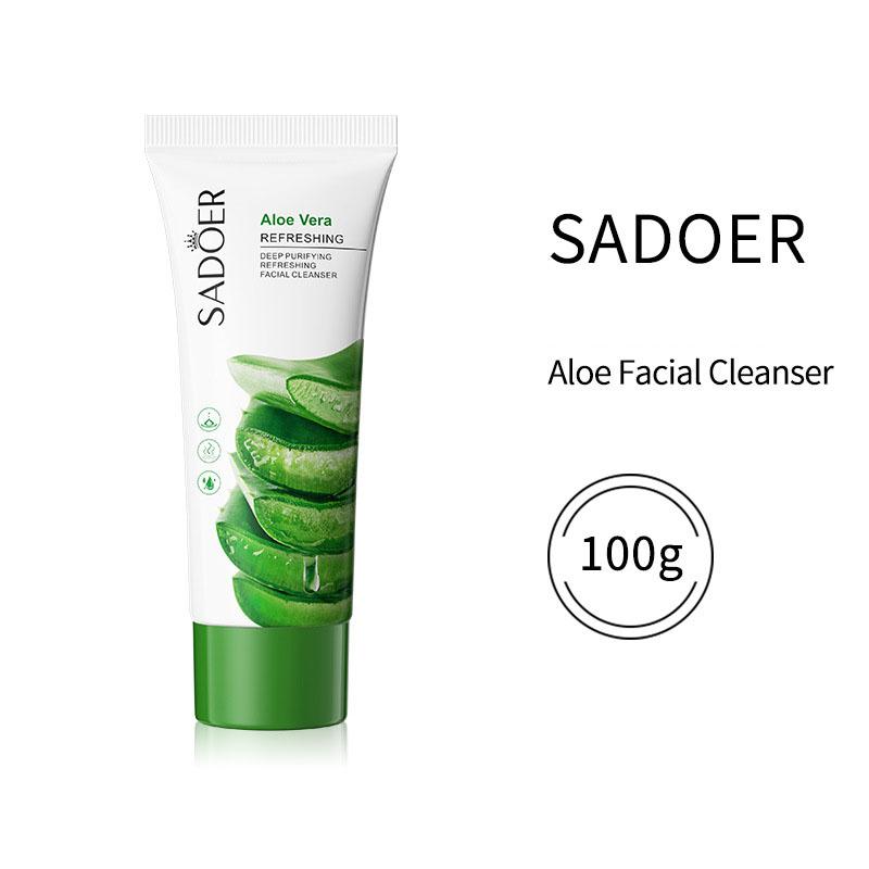SADOER Flower and Fruit Flavor Facial Cleanser and Skin Care Product
