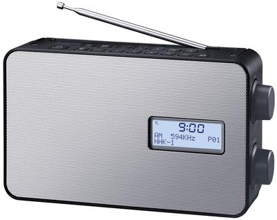Panasonic Радиоприемник Wide FM Bluetooth совместимый с IPX4, водонепроницаемый, черный FM/AM RF-300BT-K