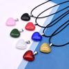 Heart Shape Pendant Necklace Charm 20mm Love Heart Shaped Pendant Jewelry Accessory for DIY Crafts Necklaces Bracelets Key Chains