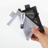 Mini Transparent Nylon Mesh Card Bag Credit ID Card Organizer Portable Coin Purse Lipstick Earphone Data Line Key Storage Bag