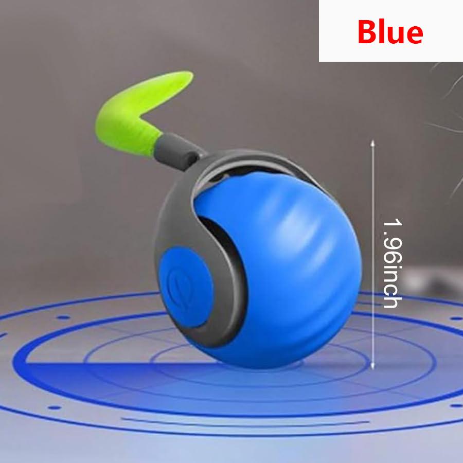 Игрушка для кошек, интерактивная игрушка для кошек, умная интерактивная игрушка для кошек, мяч, двухскоростная регулировка, сменный хвост