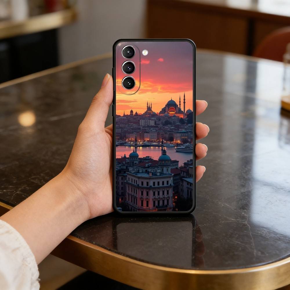 Турция I-Стамбул S-Пейзаж Чехол для Samsung Galaxy S21 S25 FE S24 S23 Ultra S20 S9 S22 Plus S10 TPU Чехол